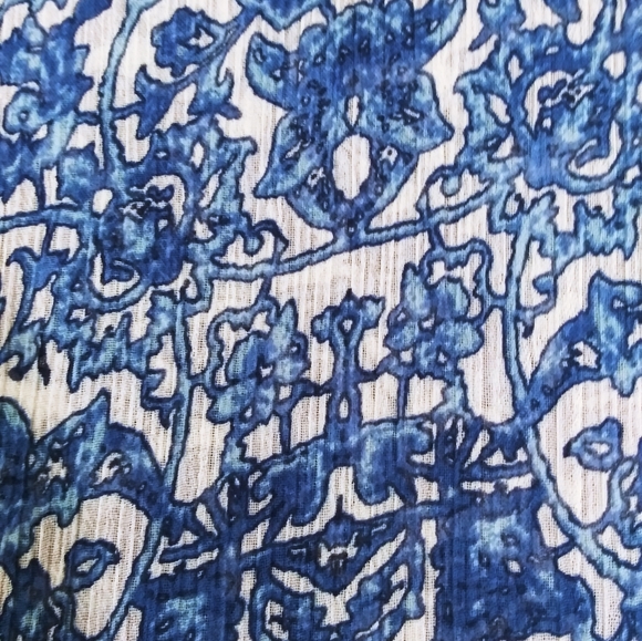 Joe Fresh Sheer Blue Blouse🌠5 for $20🌠 - Picture 6 of 6